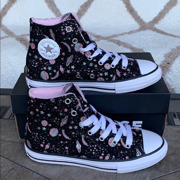 CONVERSE CTAS HI black/white/pure silver WMNS - Picture 16 of 16